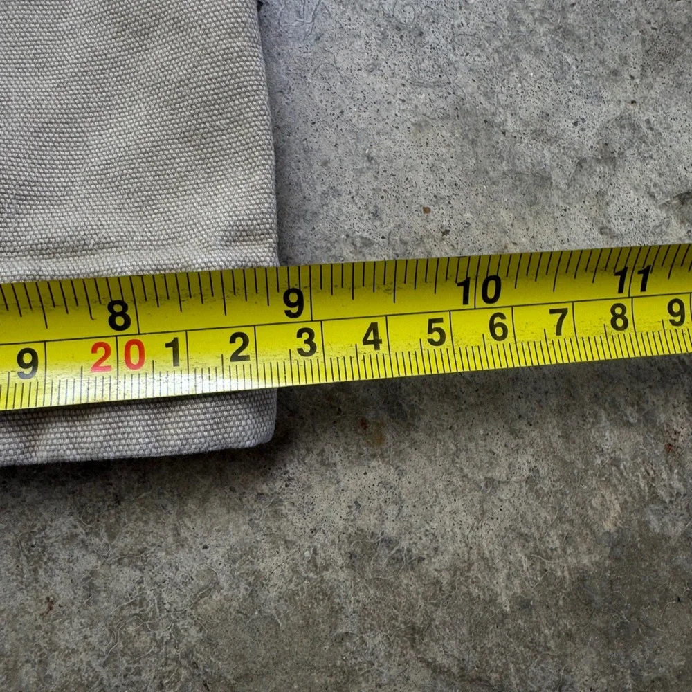 Vintage 2000s Carhartt Workwear Pants Baggy Carpenter Canvas Tan 36x30 (d8)